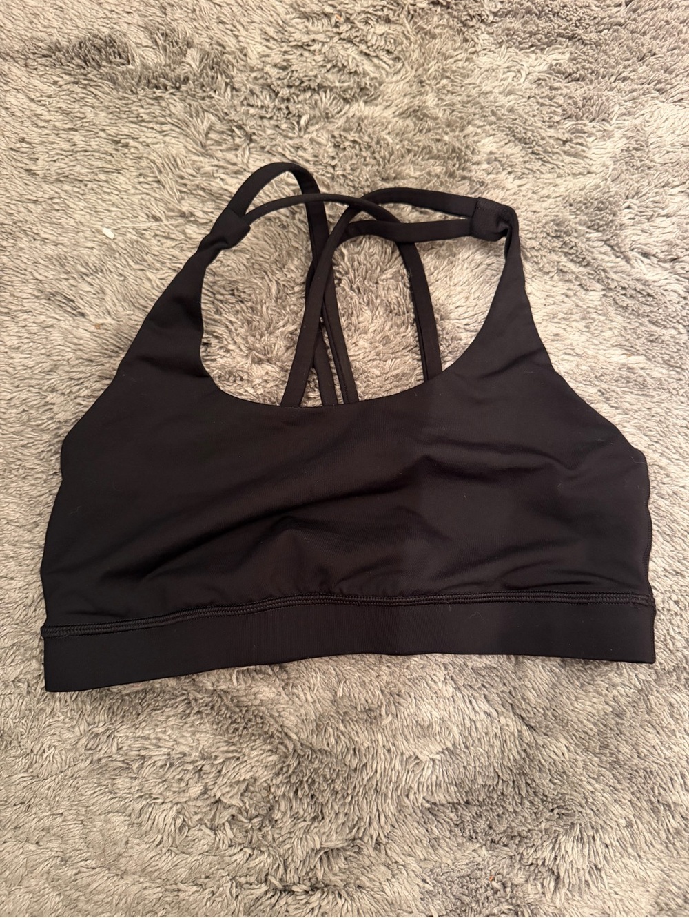 lululemon athletica Black energy Sports Bra